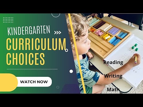 Kindergarten Curriculum Choices and Goals