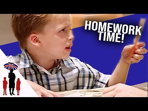 Learn How To Do Homework Properly | Supernanny