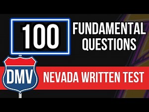 Nevada DMV Written Test 2026 (100 Fundamental Questions)