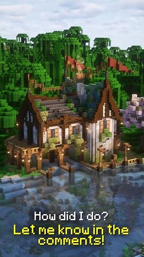 Extremely Detailed Riverside Survival Base in Minecraft [Timelapse]