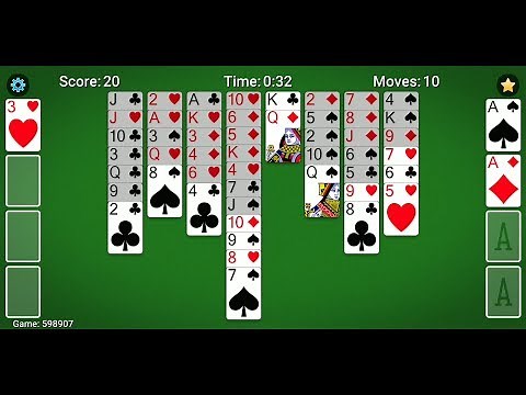 FreeCell Solitaire (by MobilityWare) - offline solitaire card game for Android and iOS - gameplay.