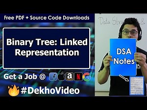 Linked Representation Of Binary Tree in C