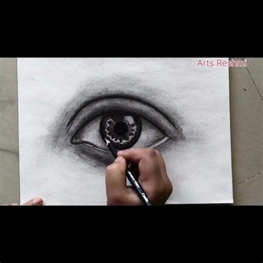 easy to eye drawing step by step #art #drawing #shortsfeed #drawingtutorial #eyedrawing #eyesketch