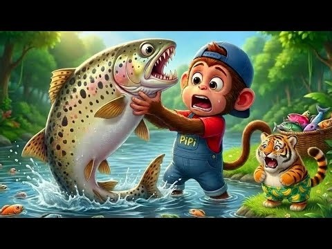 Monkey Funny | Baby Monkey Shows Real Friendship | Monkey Cartoon