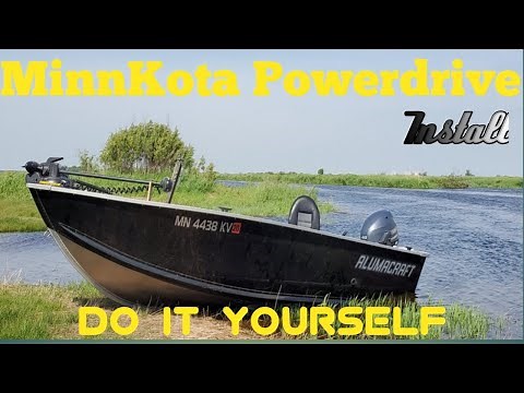 DIY Install Minnkota Powerdrive Trolling Motor (Replacing a 12 Volt with a 24 Volt)