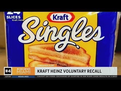 Kraft Heinz recalls 80,000 cases of individually wrapped American cheese