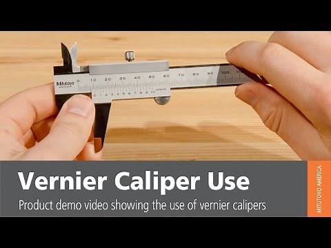 Vernier Caliper Use from Mitutoyo