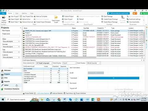 How to Run QA and Save QA Report in SDL Trados