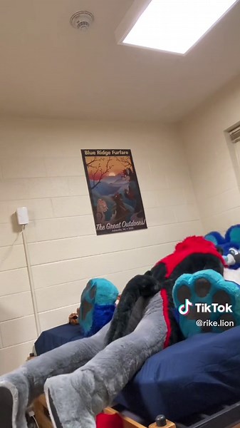 Replying to @red_thepanda #furry #fursuit #fursuitcuddles | fursuit