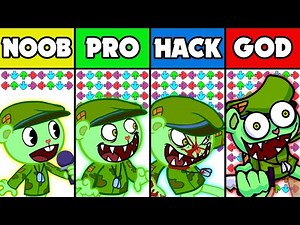 FNF Character Test | Gameplay VS Playground | Happy Tree Funkers, Flippy Evolution