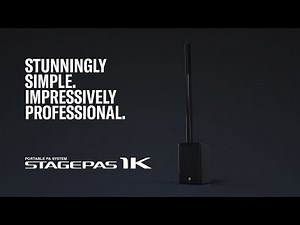 Yamaha Portable PA System STAGEPAS 1K