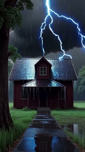 Thunderstorm Power: Lightning Bolt Strikes in the Dark Rainy Night | Epic Weather Cinematic Scene