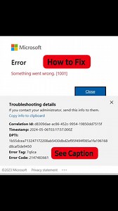 4K views · 18 reactions | Microsoft Error [1001] got you stuck? ...