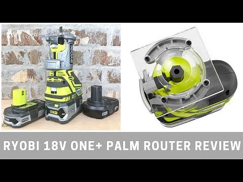 Ryobi 18 Volt Palm Router - Installing/Removing a Bit | Tool Reviews