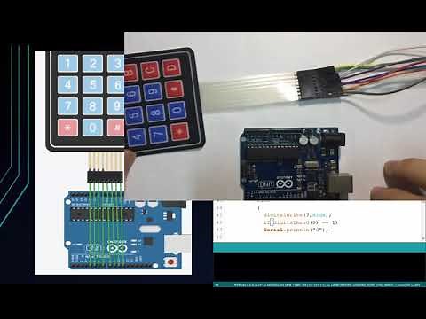 Arduino Tutorial for Beginners 15 - Using 4×4 Keypad With Arduino