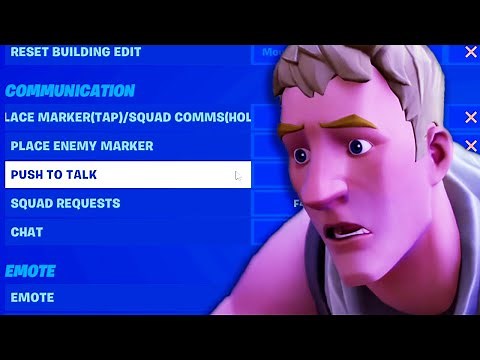 How to Turn On Push to Talk in Fortnite Chapter 3 Season 4!