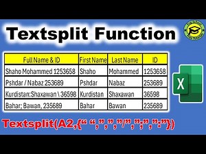 How to Split Text to Columns in Excel with Multiple Delimiters using TEXTSPLIT in Excel Formula