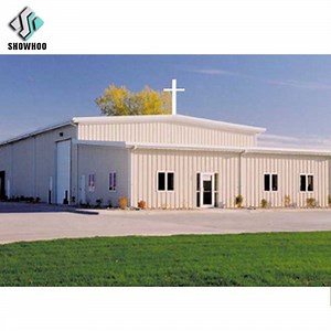 [Hot Item] Modular Metal Church Buildings Prices Steel Structure Insulated Material Prefab Church Building
