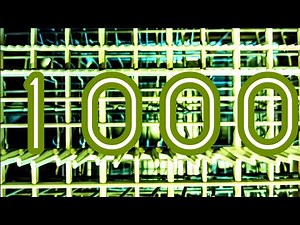 Countdown from 1000 to 0 🧮 numbers second timer ⏱️ 1000 seconds in minutes = 16 min 40 sec (1000to0)