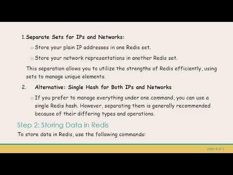 The Best Data Structure for Storing IPs and Networks in Redis