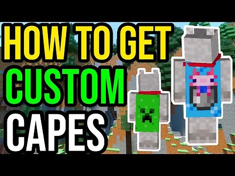 How To Get CUSTOM CAPES In Minecraft PS/Xbox/PE