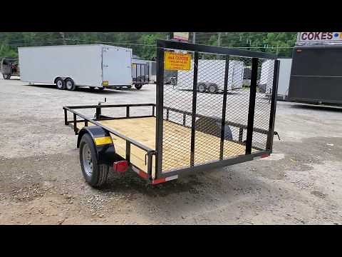 6x10 Open Landscape Trailer or Utility trailer walk around
