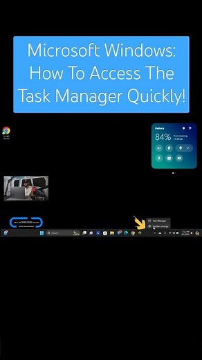 ●Microsoft Windows | How To Access The Task Manager Quickly!