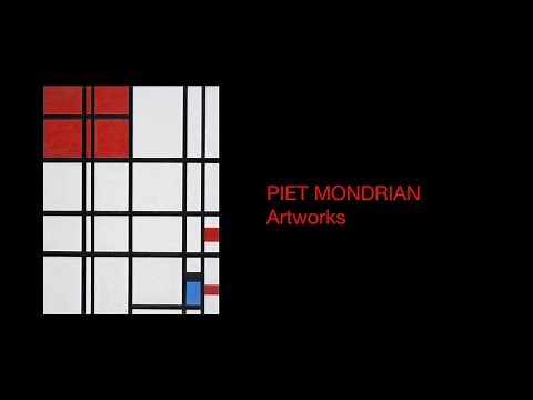 Piet Mondrian - Artworks Collection ( HD 1080p )