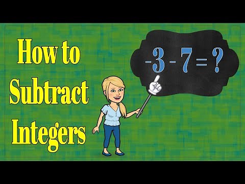 The Rule for Subtracting Integers & How to Use Integer Chips | 7.NS.A.1 💚