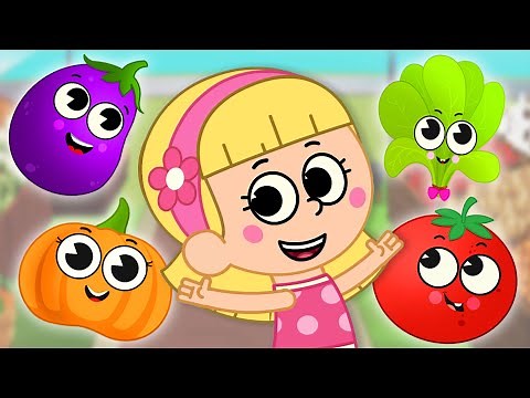 I Love Vegetables Song + Nursery Rhymes & Kids Songs ‪@kidscamp‬