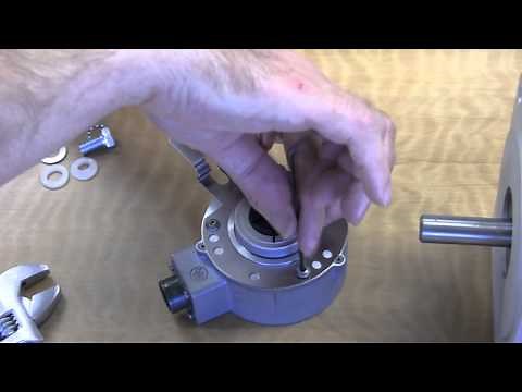 How to Install a Hollow Shaft Rotary Encoder with a tether