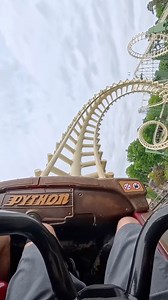 This Coaster Knocked My Camera Off Axis 😂 | 🎢 Python at Efteling 🎡 #rollercoaster #python #efteling | The Ry Guy