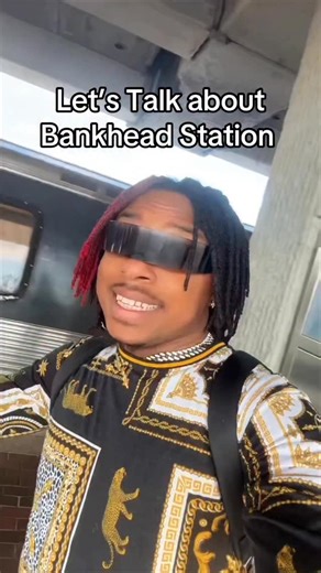 JB Gotit on Instagram: "Listenn… I’m at Bankhead MARTA station. The last stop on the Green Line, but baby—never the end of the story. This station was originally supposed to go further west, but plans got cut short. Still, the history, culture, and legacy of Bankhead run deep. If you really know Atlanta, then you already know… Bankhead always been that. Yall know the Westside the best side 😝 #Bankhead #AtlantaHistory #MARTA #WestAtlanta #ATLContent"