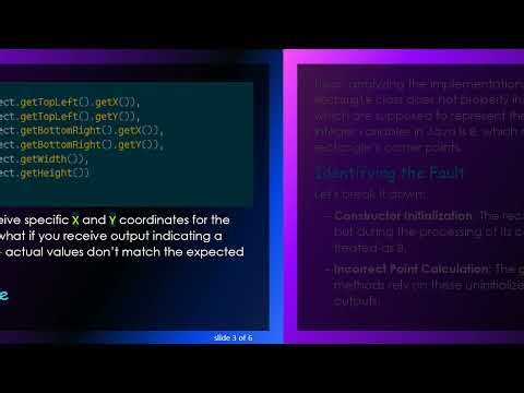 Solving the Rectangle Construction Issue in Java