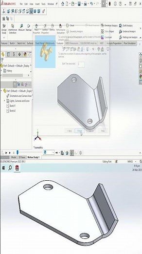 SOLIDWORKS Motion Study: Simple Rotation Tutorial