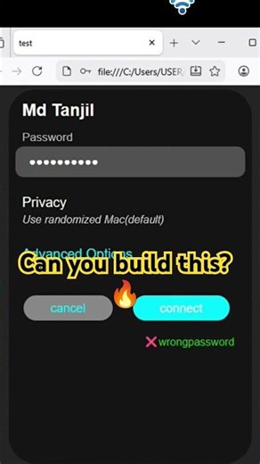 Cyber Security Dashboard UI | Modern Web Design Project#code #programming #shorts
