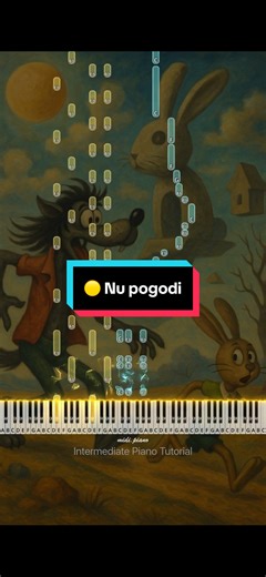 Nu Pogodi Intermediate Piano Tutorial for Beginners