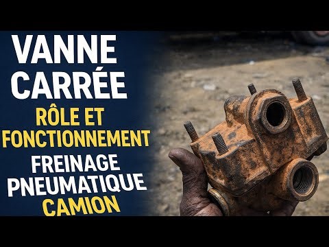 Vanne Carrée : Rôle et Fonctionnement dans le Système de Freinage Pneumatique des Camions !!