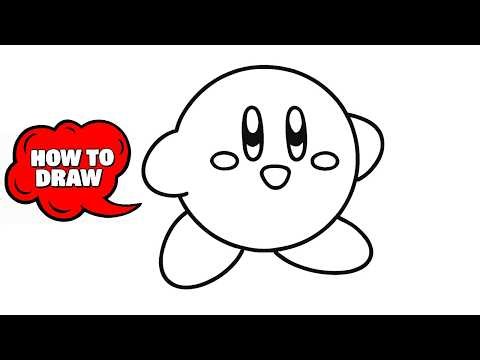 How to Draw Kirby | Easy & Cute Drawing Tutorial for Beginners