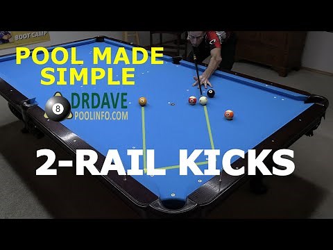Pool Made Simple – TWO-RAIL KICK SHOT Aiming System