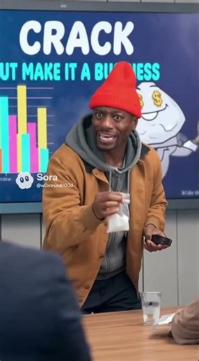 Tyrone Biggums with a revolutionary business idea
