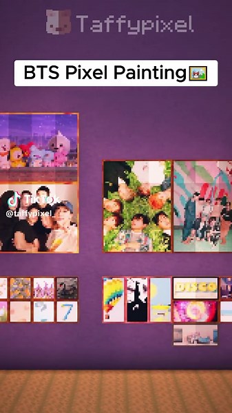 Minecraft BTS Painting: Create Unique Artwork