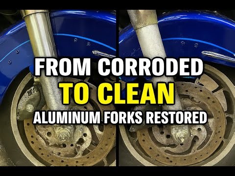 From Corroded to Clean: Aluminum Forks Restored