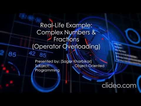 “Real-Life Examples of Complex Numbers and Fractions | Operator Overloading Explained”