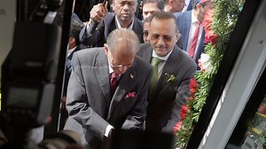 3.8K views · 78 reactions | - Green Partnership! First 10 of 100 electric buses roll in - powering a greener tomorrow, one e-bus at a time. #SustainableMobility #GreenTransport #EBusDelivery #IndiaMauritius | India in Mauritius (High Commission of India, Port Louis) | Facebook