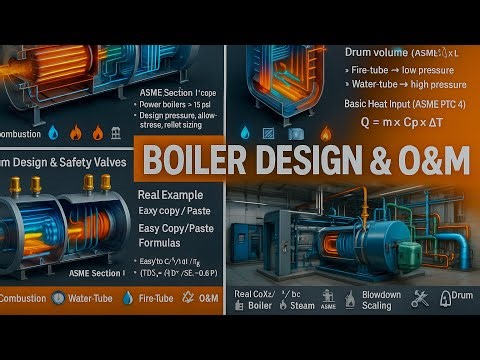 Boiler Design & O&M Masterclass: Fire-Tube vs Water-Tube Explained in Ultra-Realistic 3D Revit