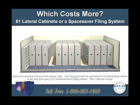High Density File Shelving vs Lateral File Cabinet Systems