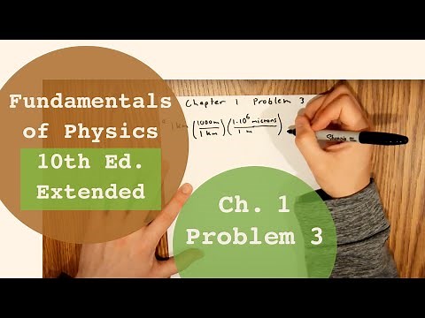 Fundamentals of Physics 10th Extended (Walker/Halliday/Resnick), Chapter 1, Problem 3 Solution