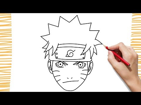 How to Draw NARUTO face I Easy