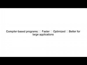 Compiler vs Interpreter (Difference Explained for Beginners)